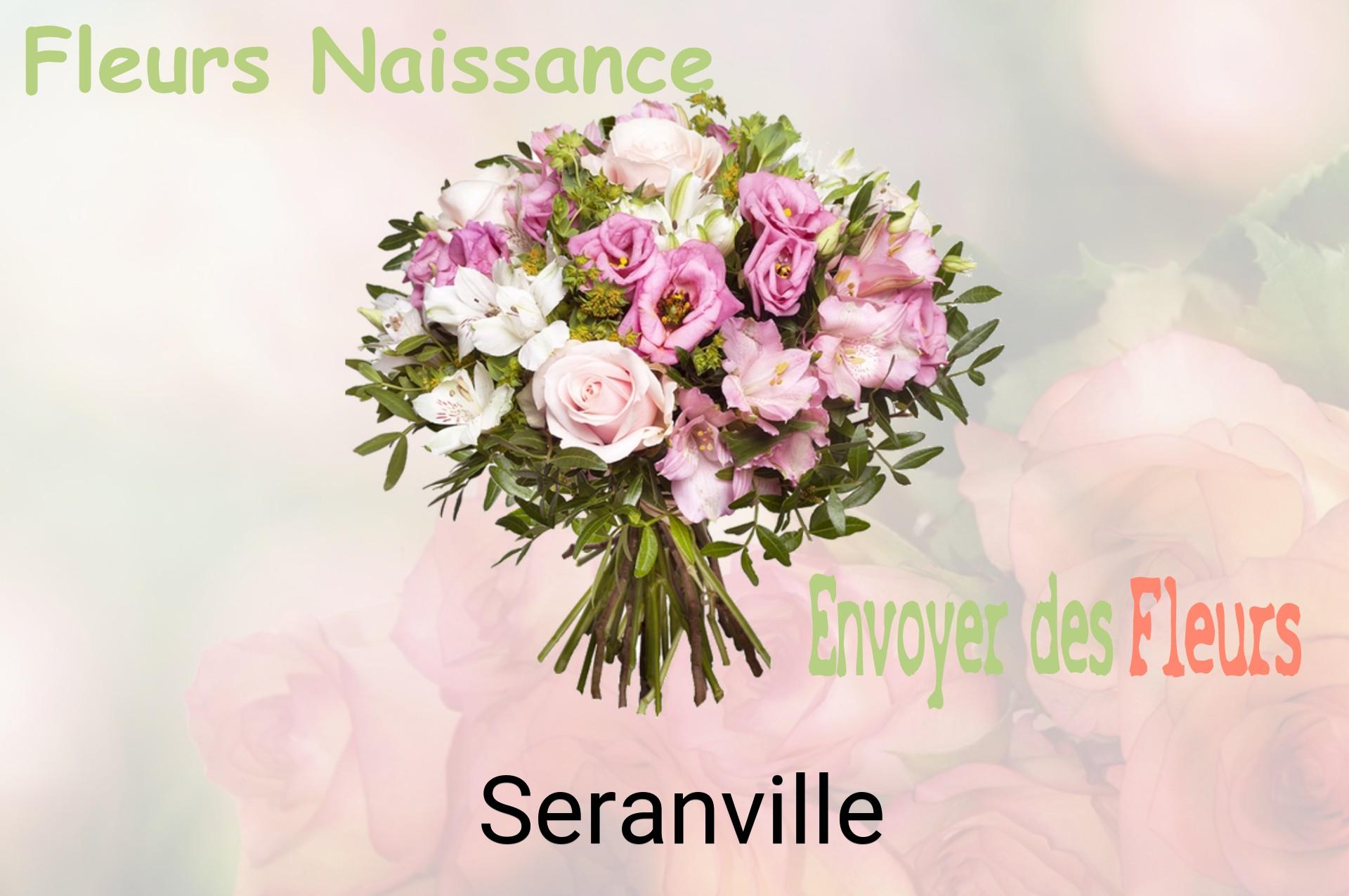Bouquet de fleurs de naissance livré à Seranville